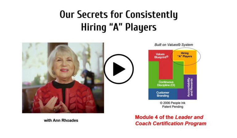 Secrets to hiring a players video